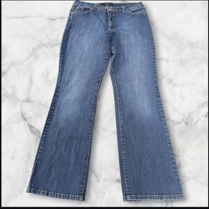Women's Nine West Blue Flare Bootcut Jeans (SIZE: 14/31)